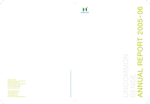 Miniature Marico
 Rapport annuel 2005-2006