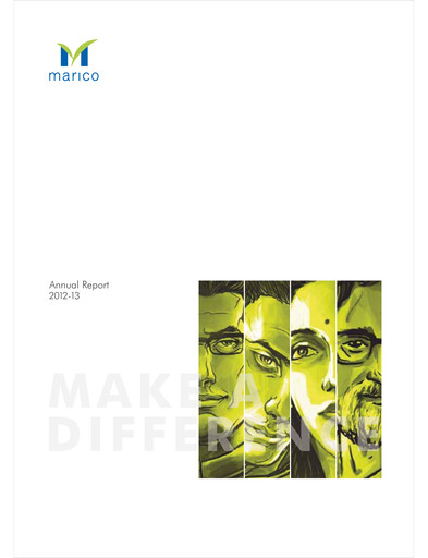 Miniature Marico
 Rapport annuel 2012-2013