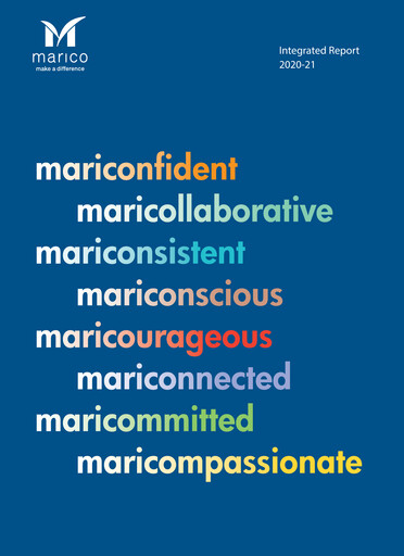 Miniature Marico
 Rapport annuel 2020-2021