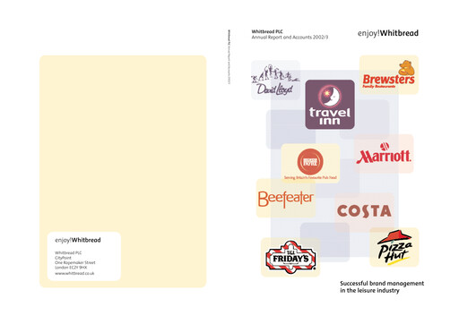 Thumbnail Whitbread Annual Report 2002-2003