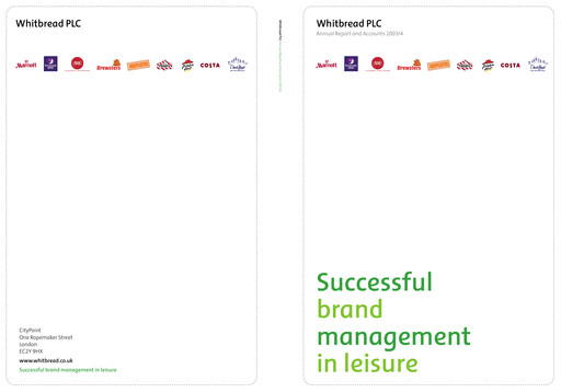 Thumbnail Whitbread Annual Report 2003-2004