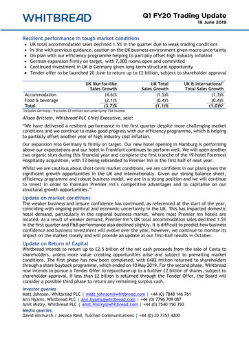Thumbnail Whitbread Quarterly Report 2019-2020-q1