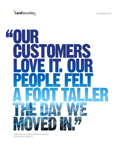 Thumbnail Land Securities Group Annual Report 2015