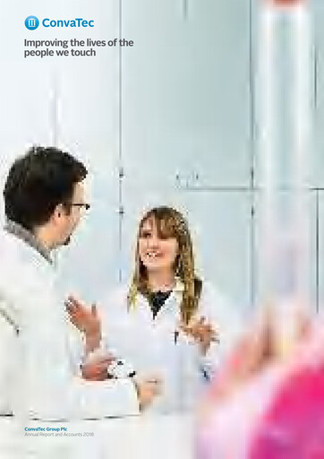 Thumbnail Convatec Group Annual Report 2018