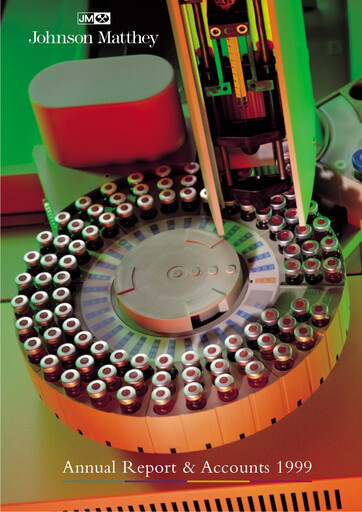 Thumbnail Johnson Matthey Annual Report 1999