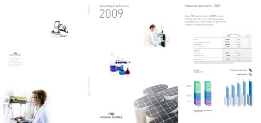 Thumbnail Johnson Matthey Annual Report 2008-2009