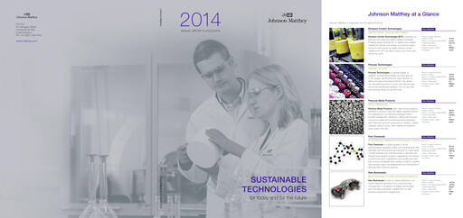 Thumbnail Johnson Matthey Annual Report 2014