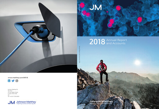 Thumbnail Johnson Matthey Annual Report 2017-2018