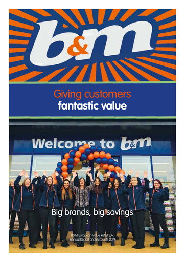 Thumbnail B&M European Value Retail Annual Report 2019