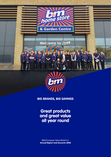 Thumbnail B&M European Value Retail Annual Report 2020