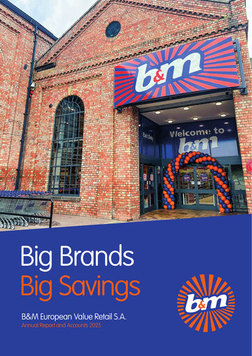Thumbnail B&M European Value Retail Annual Report 2025