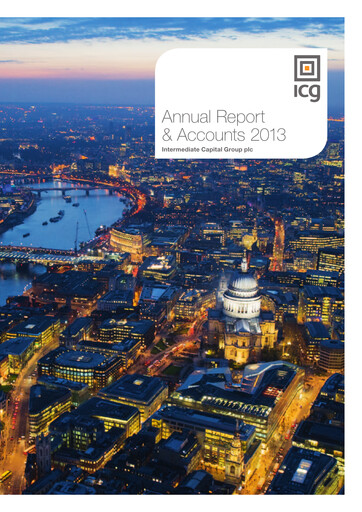 Thumbnail Intermediate Capital Group (ICG) Annual Report 2013