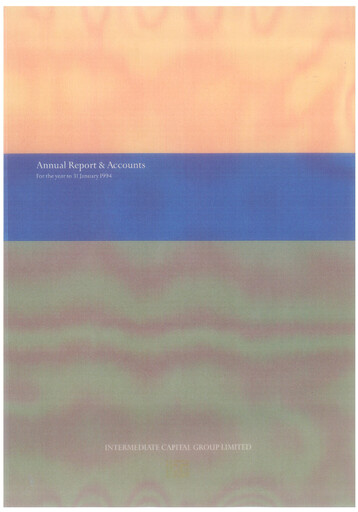 Thumbnail Intermediate Capital Group (ICG) Annual Report fy1994