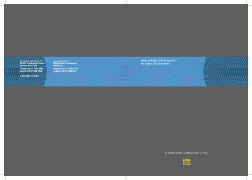 Thumbnail Intermediate Capital Group (ICG) Annual Report fy1998