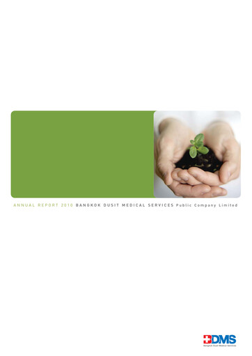Vorschaubild Bangkok Dusit Medical Services (BDMS) Jahresbericht 2010