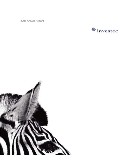 Thumbnail Investec Annual Report 2005