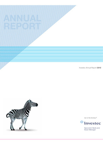 Thumbnail Investec Annual Report 2010