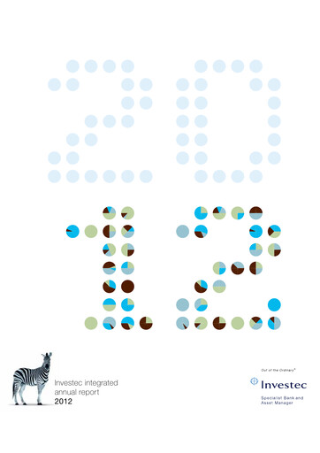 Thumbnail Investec Annual Report 2012