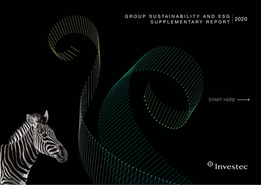 Thumbnail Investec Sustainability Report 2020