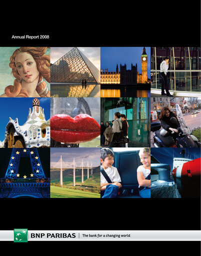 Thumbnail BNP Paribas Annual Report 2008
