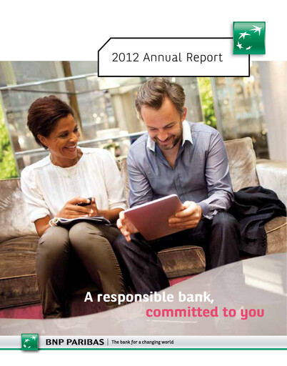 Thumbnail BNP Paribas Annual Report 2012