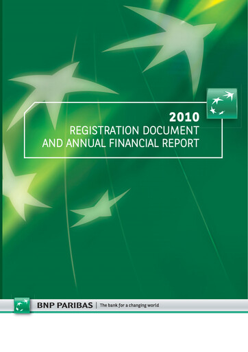 Thumbnail BNP Paribas Financial Report 2010
