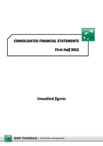 Thumbnail BNP Paribas Half-year Report 2012-h1