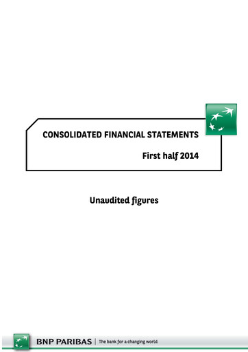 Thumbnail BNP Paribas Half-year Report 2014-h1