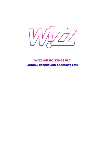 Vorschaubild Wizz Air Jahresbericht 2015