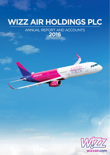 Vorschaubild Wizz Air Jahresbericht 2016
