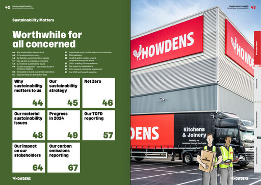 Vorschaubild Howden Joinery Nachhaltigkeitsbericht 2024