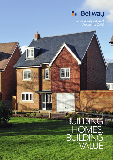 Thumbnail Bellway Annual Report 2013