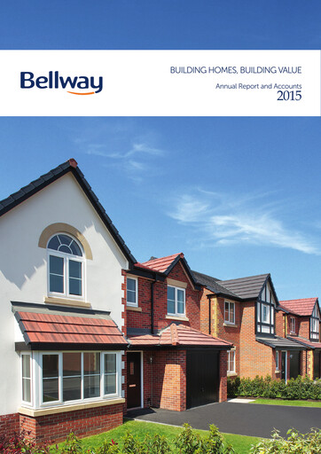 Thumbnail Bellway Annual Report 2015