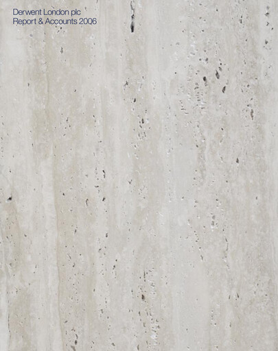 Thumbnail Derwent London Annual Report 2006