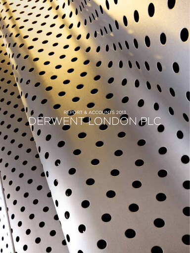Thumbnail Derwent London Annual Report 2013