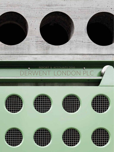 Thumbnail Derwent London Annual Report 2016