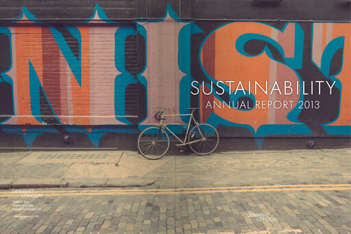 Thumbnail Derwent London Sustainability Report 2013