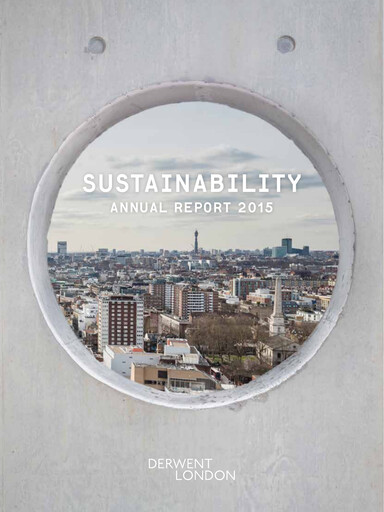 Miniature Derwent London Rapport de durabilité 2015