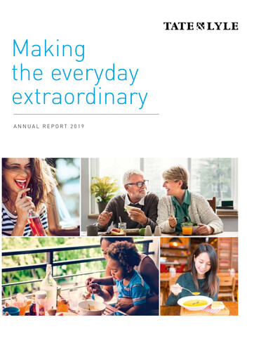Thumbnail Tate & Lyle Annual Report 2019