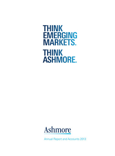 Thumbnail Ashmore Group Annual Report 2013