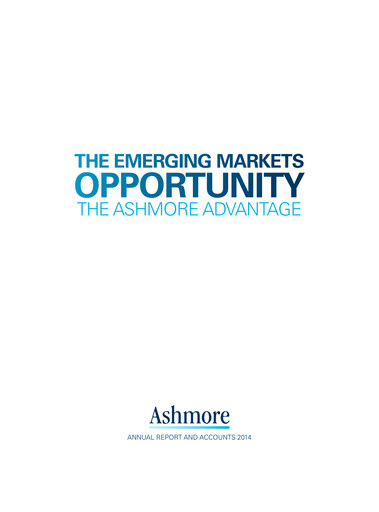 Thumbnail Ashmore Group Annual Report 2014