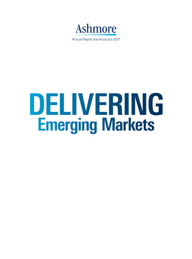 Thumbnail Ashmore Group Annual Report 2017