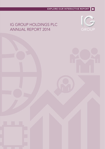 Thumbnail IG Group Annual Report 2014
