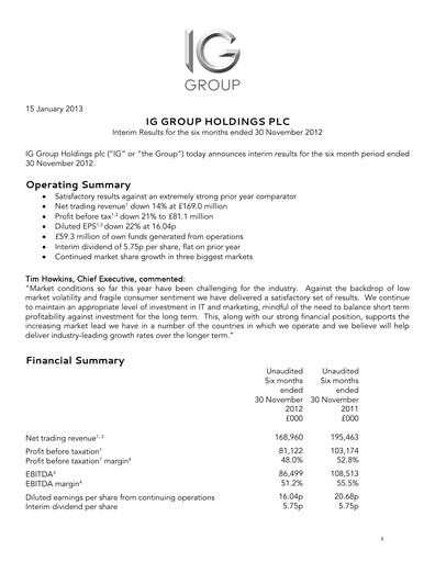 Thumbnail IG Group Half-year Report 2013-h1