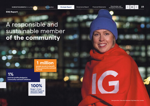 Thumbnail IG Group Sustainability Report 2023
