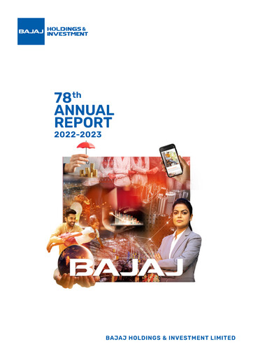 Thumbnail Bajaj Holdings & Investment Annual Report 2022-2023
