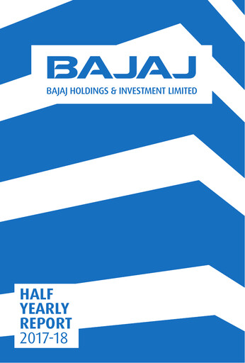 Thumbnail Bajaj Holdings & Investment Half-year Report 2017-h1