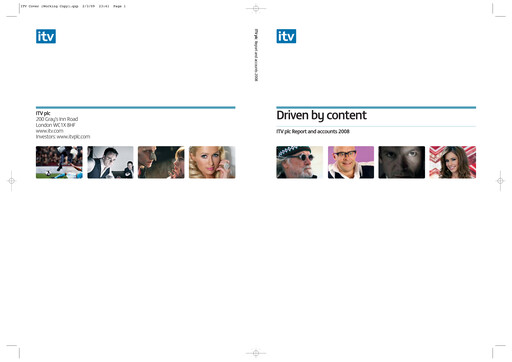 Miniature ITV plc Rapport annuel 2008