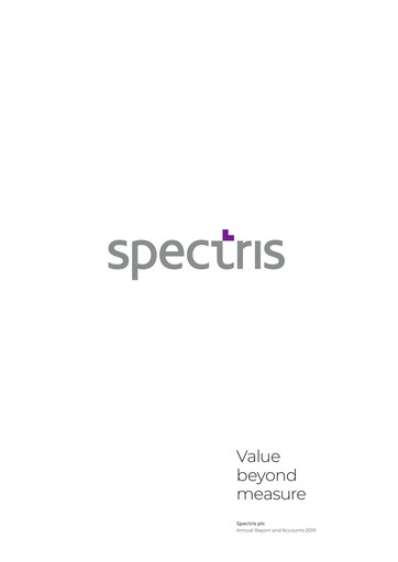Thumbnail Spectris Annual Report 2019