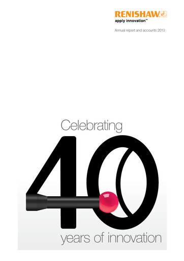 Thumbnail Renishaw Annual Report 2013